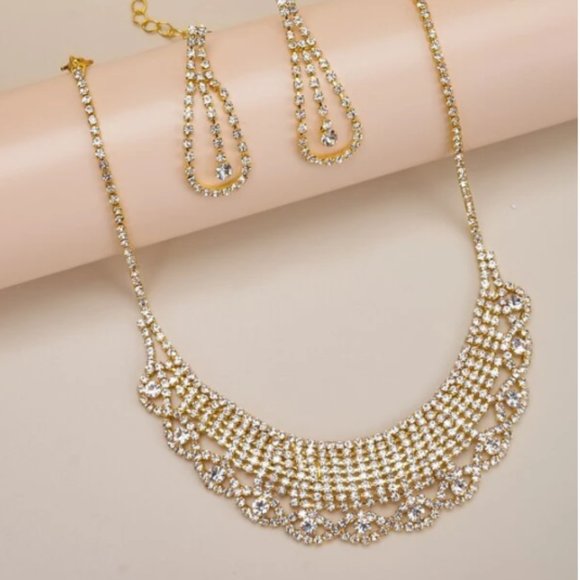 Best Gift Rhinestone Jewelry Set - Picture 3 of 6